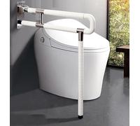 Foldable Wall Toilet Grab Bar, Bathroom Safety Handrails Foldable Drop Down Grab Rails Anti Slip Shower Assist Aid,Toilet Arms for Elderly,Disabled & Pregnant(White)