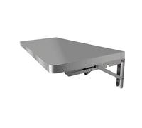 Foldable WallMounted Table Stainless Steel Floating Desk 130x30cm/51x12in Cact Dining & Bar Table with DropLeaf Design SpaceSaving Home Office Solut