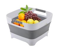Foldable Wash Basin, Bottle Bucket for Sink, Non-Slip Space-Saving Multi-Purpose Foldable Basket, Durable Portable Container Kitchen, Bathroom, Outdoor, Beach, Camping, Travel