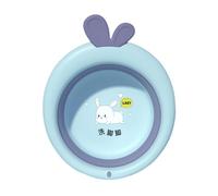 Foldable Wash Basin, Foldable Wash Basin for Babies Thick Bath Basin for Babies Washing Bowl Wash Face Foot Basin Baby Bathtub Bath Basin
