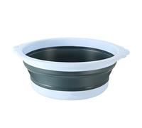 Foldable Washbasin Portable Plastic Thickened Foldable Basin for Travel Dormitory Washing Clothes (M(66x45x17cm/26x17.72x6.69in))