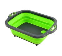 Foldable Washing Basin - Dish Bowl, Portable Washing Container | Multipurpose Cutting Board for Camping Hiking Travel Gardening Fishing Picnic Home Laundry Outdoor Ba