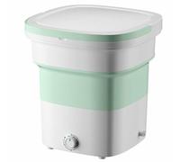Foldable Washing Machine, Pulsator Cleaning, Portable Handle, Easy To Operate, Suitable for Business Trips, Travel, Etc. (pink)