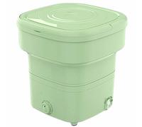 Foldable Washing Machine, Thinking Pulsator Imitates Hand Washing, Knob Control Is Simple To Operate, Suitable for Multiple Scenarios (green)