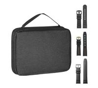 Foldable Watch Strap Storage Bag - Travel Bracelet Case, Durable, Portable Holder with Zip, Charming Compact Protective Bag for Accessories | For Organizing, black, Siehe Beschreibung, See