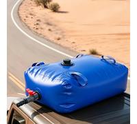 Foldable Water Bladder, Large Capacity Foldable Equestrian Stable Water Container, Portable Wheelbarrow Carrier Bag,Blue,175L/1x0.5x0.35m