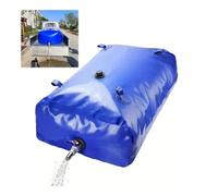 Foldable Water Bladder Storage Container, 20-1320 Gal Large Capacity Soft Water Bag for Drought Resistance Fire Prevention Emergency(Blue,1.8x1.2x0.7m/1500L/395gal)