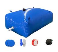 Foldable Water Bladder Storage Container Tank, Soft Water Bag with Valve for Drought Resistance Fire Prevention & Emergency Water(1.2x0.8x0.79m/757L/200gal)
