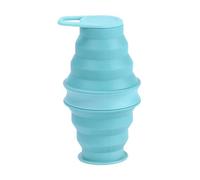 Foldable Water Bottle - 9.2 x 9.5cm Foldable Water Bottle, Durability |Portable Silicone Drinking Cups with Space Saving Design, Foldablees Cup for Sports, Gym, Camping, Hiking,