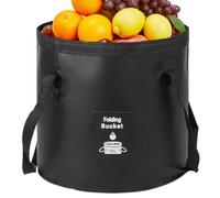 Foldable Water Bucket | Portable Water Container - Multifunctional Portable Foldable Bucket for Bathing, Laundry, Fishing, Car Washing, Camping, Gardening