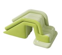Foldable Water Slide Ramp - Blow Up Inflatable Slide, Slip Resistant Pool slop | Outdoor Recreation Children, Heavy Duty Aqua Ramp Design For Residential Water Park Backyard Gatherings