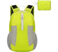 Foldable Waterproof Backpack, 25L Lightweight Packable Daypack, Outdoor Travel Camping Hiking Backpacking Packs (E)