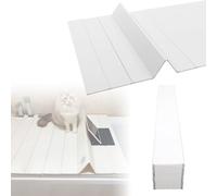 Foldable Waterproof Bath Cover 105x75cm 170x80cm 180x75cmPVC Dustproof Folding Bathtub Mat for Home & Spa Ultimate Bathroom Protection & Comfort