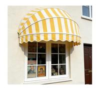 Foldable Waterproof Canvas Dome Canopy - UV-Resint & Windproof Outdoor Shelter for Garden & Porch - Easy Setup (Yellow 120x50x50cm)