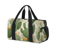 Foldable Waterproof Kids Overnight Bag - Lightweight Travel Holdall Carry On Luggage, Large Capacity Weekend Bag for Boys and Girls for School, Dance, Sports, Natural Oasis