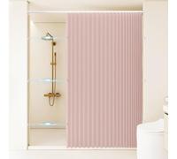 Foldable Waterproof Magnetic Shower CurtainPrivacy Protector for Home Parties & BathroomsSize W120xH180cm & Stylish Design