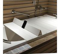Foldable Waterproof PVC Bathtub Tray - Space-Saving Bath Leaf for Home Spa (85x70cm) -, Easy to Clean, Relaxat tial for Ultimate Bath Experience