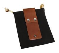 Foldable Waxed Canvas Foraging Pouches For Outdoor Tool Storage Hiking Waist Pack Leather Mushroom Belt Bag Waxed Canvas Foraging