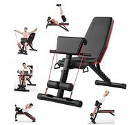 Foldable Weight Bench Multifunctional Fitness 7 Gear Backrest Sit Up AB Abdominal Dumbbell Bench Weightlifting Training Equipment