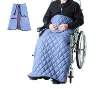 Foldable Wheelchair Leg Cover,Rain Cover for Wheel Wheelchair Blanket, Blankets for Adults with Thickened 3 Layers Plush,Outdoor for Elderly, Thick Warm Knee for Wheelchairs (Lightblue)(Lightblue)