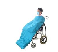 Foldable Wheelchair Leg Cover,Rain Cover for Wheel Windproof Warm Wheelchair Blanket Polyester Fiber Soft Comfortable Reusable Portable Old People Folded Warmer(Half-Pack Type)
