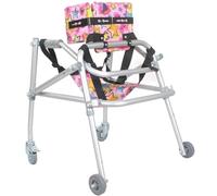 Foldable Wheeled Walker, Standing Frame with Cerebral Palsy Children, Standing Walking Aid for Children