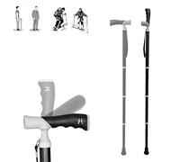 Foldable white cane, 4-Season Universal All-Terrain Trekking Stick, Ultra-Light Telescopic Design, Giving You a Comfortable Walking Experience