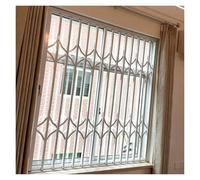 Foldable Window Security Bars Interior Burglar, 32/36/40/44/47/51/55/59/67in Wide Horizontal Sliding Window Guard Fence, for Kids Safety(110x150cm/43.3x59in)