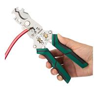 Foldable Wire Stripper, Multifunction Wire Clamps | Manual Wire Cutting Tool of Pliers - Professional Beginners Improve Work Efficiency Cables Peeler for Garage, US