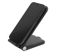 Foldable Wireless Charging Stand, 15W Qi Fast Wireless Charger for Phone13 12 11 Pro mini SE 11 X XS XR for S21 Ultra 20 10 Note 10(Black)
