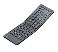 Foldable, Wireless Keyboard Tip Quiet, Rechargeable Keyboard, Compact Office Unit | Travel -Friendly, Foldable For Smartphone, Tablet, Lightweight, Ergonomic Gadget For D