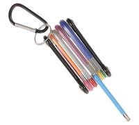 Foldable with Cross Slot Star Screwdriver T25 2-2.5-3-4-5-6mm Hex Key Set