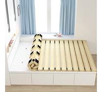 Foldable Wooden Bed Slats, Moisture Proof Breathable Mattress Support for Bedroom Floor