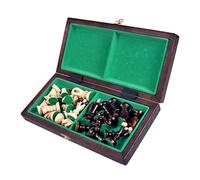 Foldable Wooden Chess Set, Portable Travel Game with Exquisite Craftsmanship for Kids & Adults