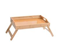 Foldable Wooden Desk with Adjustable Tray - Portable Dining Tray with Carry Handles for Sofa, Coffee Table, and Home Use - Versatile Lap Desk for Eating and Working