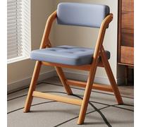 Foldable Wooden Dining Chairs with Padded Backrest - Space-Saving Accent Chairs for Kitchen Office & Living Room - Slish & table Seating Solut