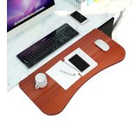 Foldable Wooden Keyboard Tray in 7 Colors 90° Adjustable Easy Installation Support for 55 65 75 x 25 cm Keyboards Includes Wrist Rest for Enhanced Comfort and Support