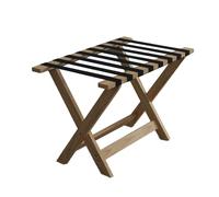 Foldable Wooden Luggage Rack, Space-Saving Suitcase Stand, Heavy-Duty Storage for Guest Rooms & Hotels, Holds Up to 88lbs (58x80x45cm) - Ideal for Bedrooms & Travel