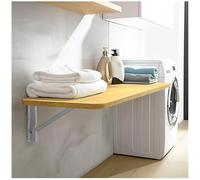 Foldable Wooden Wall Table - Space-Saving Console for Kitchen Office & Balcony - 30 x 80 cm - Modern Design Perfect for Small Spaces Versatile & Stylish