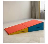 Foldable Workout Mat for Home Gym and Aerobic Exercises, Easy Transport with Handles