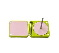 Foldable Yarn Holder Portable Travel Case for Crochet & Knitting, Compartment for Hooks, Stitch Markers & Small Knitting Tools, Ideal for Travel & Home Crafting (D)