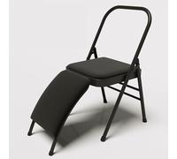 Foldable Yoga Chair, Lightweight Indoor Folding Chair with Lumbar Support for Stretching and Balance Training, Ideal for Home Practice and Meditation