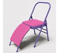 Foldable Yoga Chair, Lightweight Indoor Folding Chair with Lumbar Support for Stretching and Balance Training, Ideal for Home Practice and Meditation