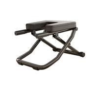 Foldable Yoga Inversion Chair,Yoga Headstand Trainer with Comfort Cushion,U-Shaped Stand Stool,Thick Breathable Mat for Balconies(Black)