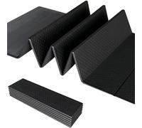 Foldable Yoga Mat - 1/2 Inch Thick, Lightweight, Easy to Store, Non-Slip Travel Yoga Mat for Fitness, Yoga, Pilates, Home Workouts, and Floor Exercises