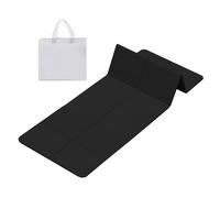 Foldable Yoga Mat for On the Go | 6 mm Thickened Training Mat | Non-Slip Foldable Yoga Mat with Storage Bag for Travel Picnic Studio Home Workout