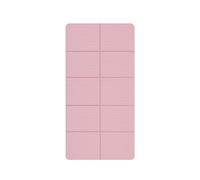 Foldable Yoga Mat,Multi-Purpose Stretching Mats,Premium Non-Slipexercise Mat,Non-Tearable Fitness Mat,for Travel,Retreat,Outdoors,Pilates,Meditation,Aerobics,with Storage Bag(Pink)