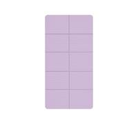 Foldable Yoga Mat,Multi-Purpose Stretching Mats,Premium Non-Slipexercise Mat,Non-Tearable Fitness Mat,for Travel,Retreat,Outdoors,Pilates,Meditation,Aerobics,with Storage Bag(Purple)