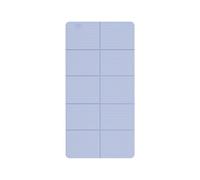 Foldable Yoga Mat,Multi-Purpose Stretching Mats,Premium Non-Slipexercise Mat,Non-Tearable Fitness Mat,for Travel,Retreat,Outdoors,Pilates,Meditation,Aerobics,with Storage Bag(Blue)