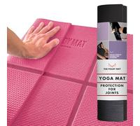 Foldable Yoga Mat Thick, in 6 Combinations; Greater Support and Protection for Joints, Body Alignment System, and Sections for Hands and Feet. Non-slip texture and water-resistant